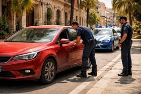 Controlli stradali e targhe