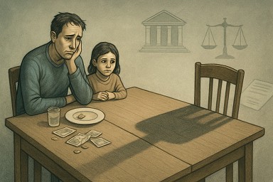 Assegno mantenimento figli ssalto un mes