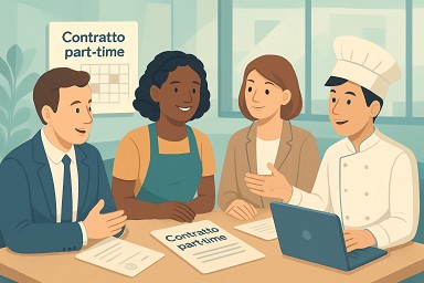 Contratti lavoro part time pi redditizi
