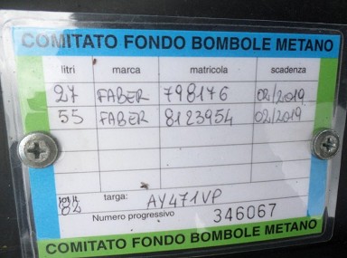 revisione bombole metano