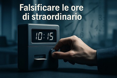 falsifico ore straordinario fatto rischi