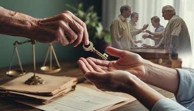 ricevere donazione parente debiti
