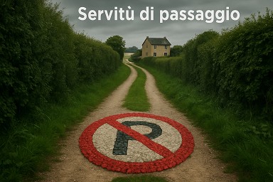 parcheggio servitu passaggio