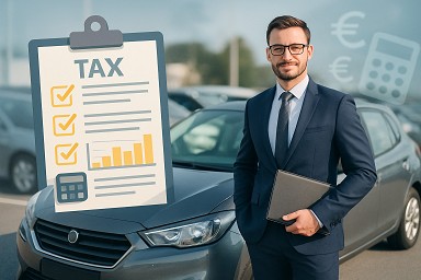 Auto usata dalle tasse