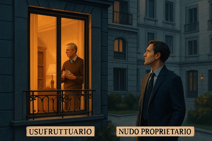 Appartamento in usufrutto in condominio,