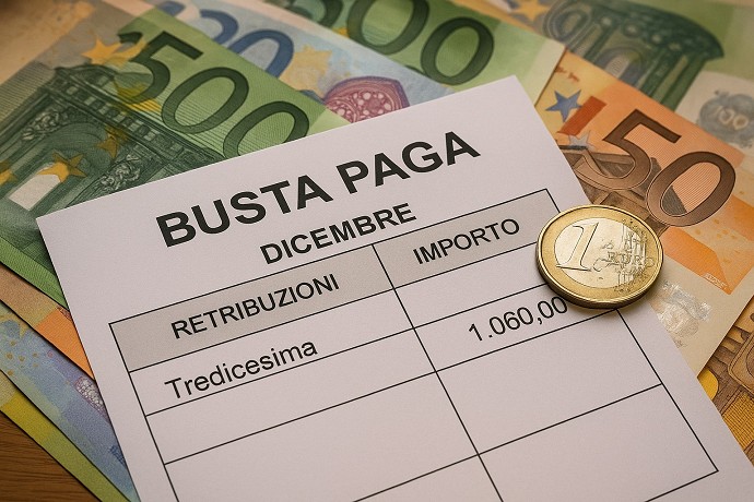 Aumento tredicesima per contratto Nazion