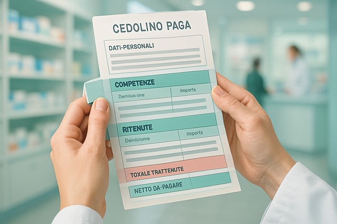 Busta Paga Contratto farmacia privata CC