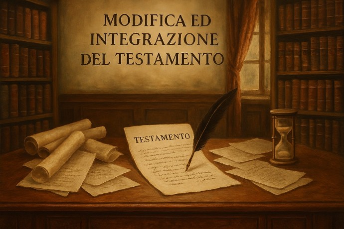 Come integrare un testamento esistente, 