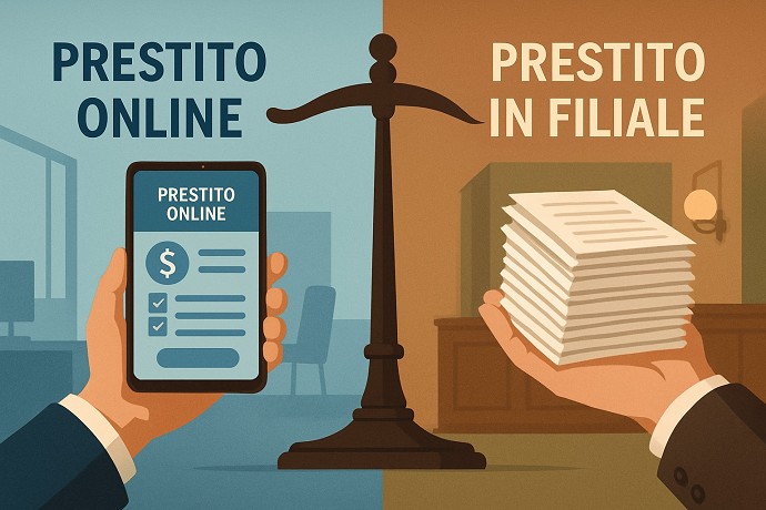 Come scegliere tra prestito online e in 