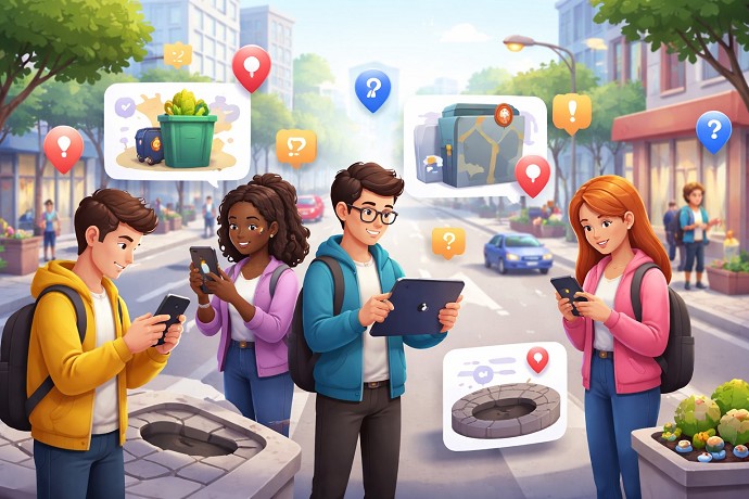 Come segnalare problemi urbani (strade, 