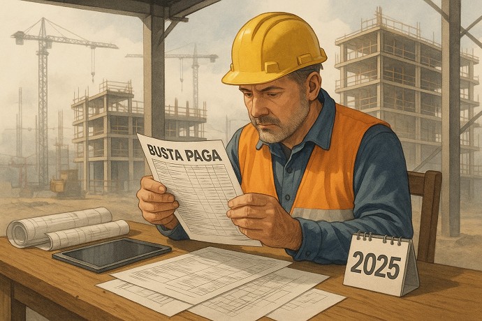 Contratto edile 2025 busta paga. Come le