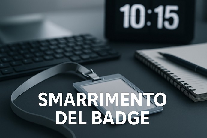 Cosa succede se perdo il badge di lavoro