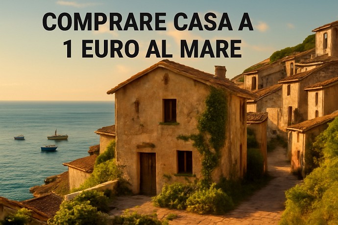 Dove comprare una casa ad 1 euro al mare