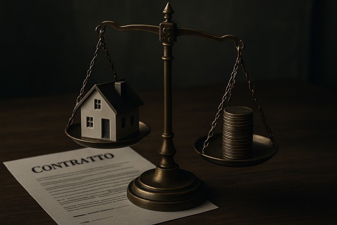 Il proprietario di una casa in affitto h