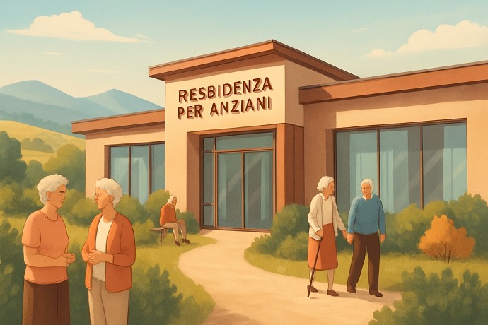 Le case di cura e di riposo per anziani 