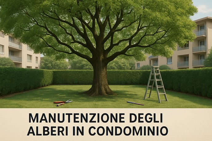 Manutenzione alberi in condominio, tutte