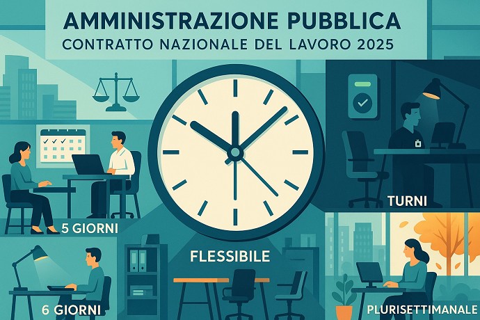 Orario di lavoro dipendenti pubblici sec
