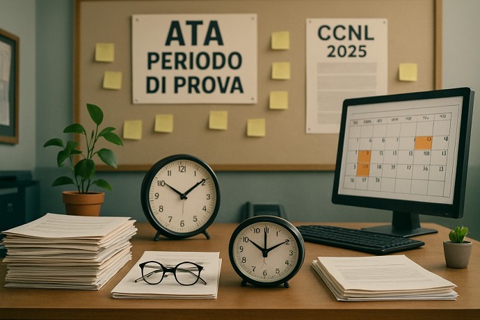 Periodo di prova Contratto Ata CCNL 2025