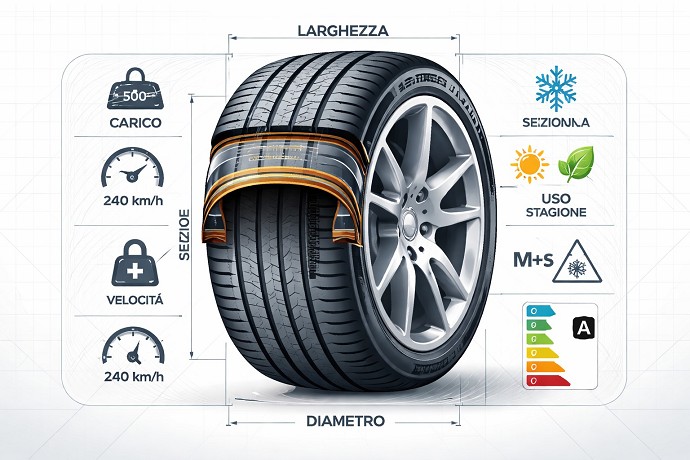 Pneumatici: come leggere le sigle e sceg