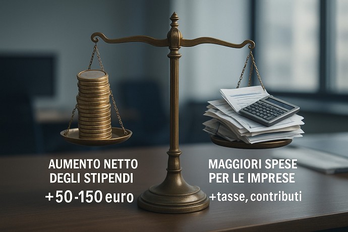 Quanto costa aumento netto di stipendio 