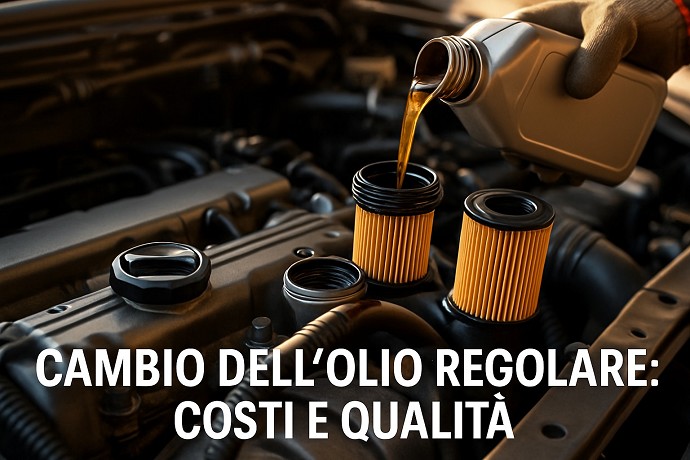Quanto costa cambiare l'olio auto. P