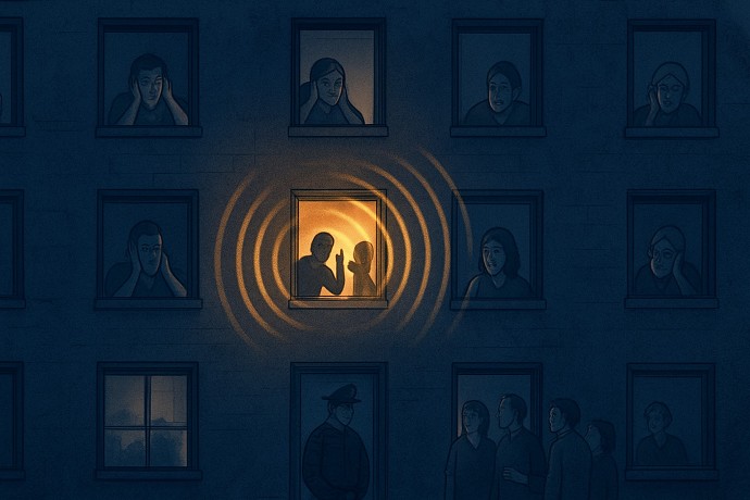 Rumore in condominio o tra vicini di app