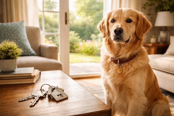 Se erediti un cane con la casa: come ges