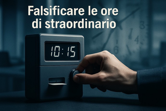 Se falsifico le ore di straordinario fat