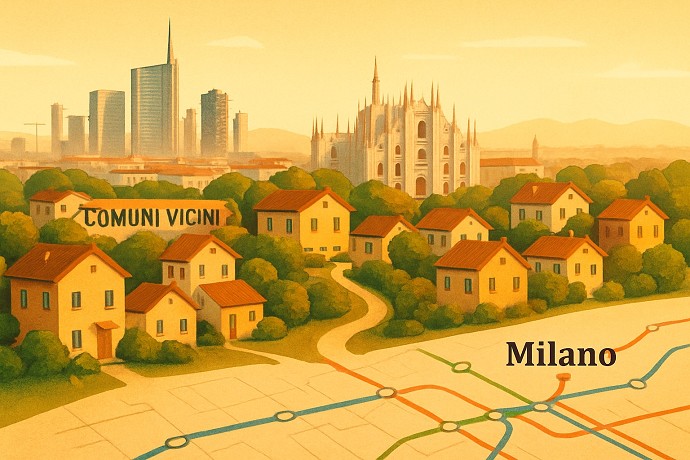 Se lavoro a Milano in quali Comuni vicin