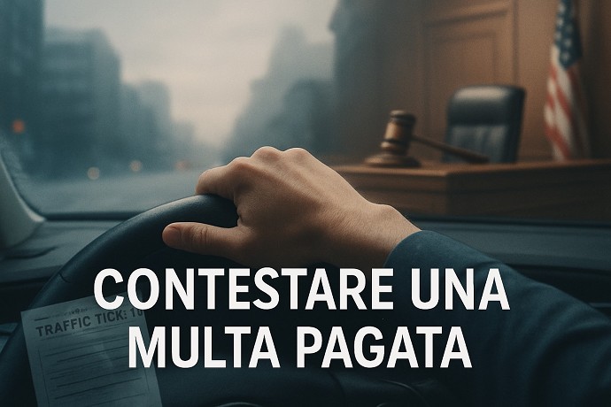 Si pu� contestare una multa auto gi� pag