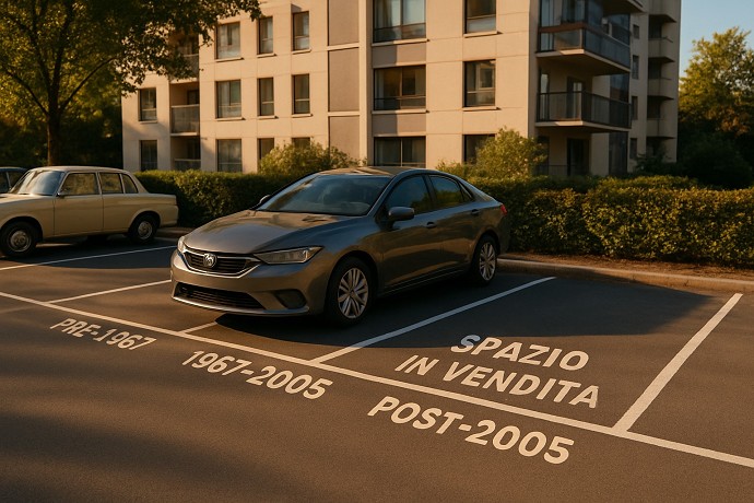 Si pu vendere o affittare un parcheggio