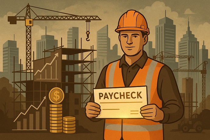 Lavoratori edili: tredicesima e quattord