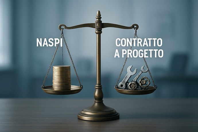 Un contratto a progetto blocca la Naspi 