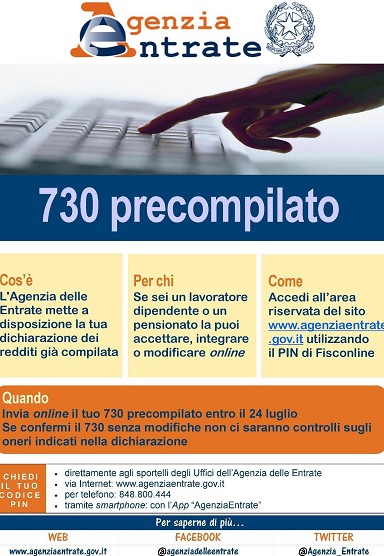come scaricare il modello 730 dall agenzia delle entrate