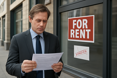 Affitti commerciali tasse canoni non pag