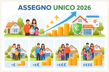 Assegno unico figli 2026 come cambia imp