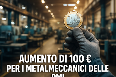 Aumento 100 euro metalmeccanici manifatt