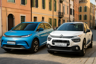 BYD Dolphin Surf vs Citroen C3 confronto