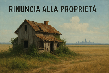 liberarsi casa terreno cassazione