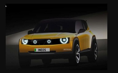 Nuovo Suv Ineos 2023 compatto, alta qual
