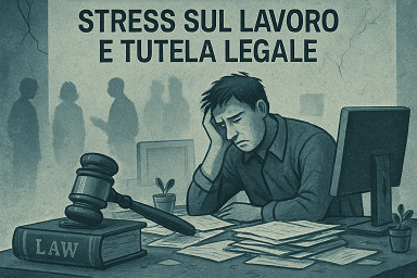 casi ambiente lavoro stressante risarcim