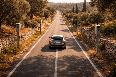 prende 5 multe in 7 minuti da autovelox