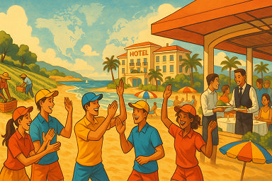 Settori turistico, agricolo e alberghier