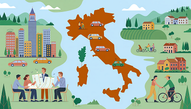 Nord Italia con esempi concreti