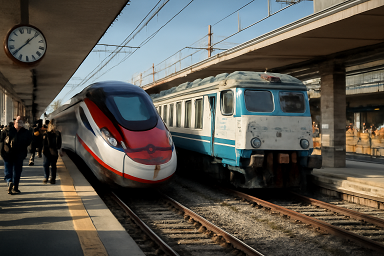 puntualit� treni media registrata