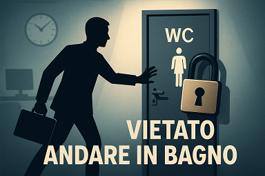 negato lavoratore andare bagno risarcime