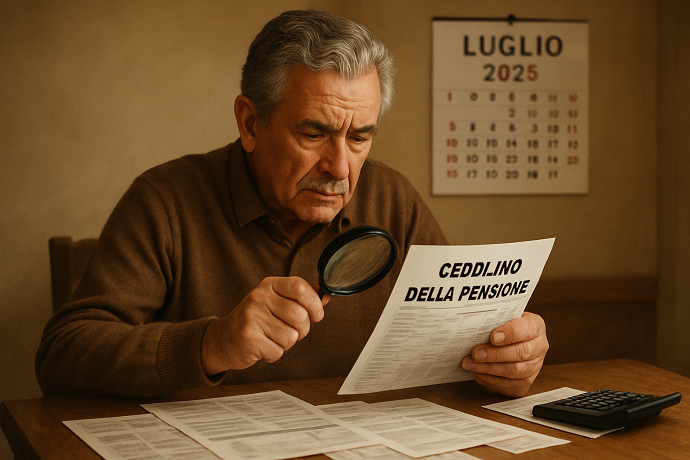 Pensioni Luglio 2025 importi