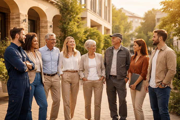 Formazione, case per dipendenti