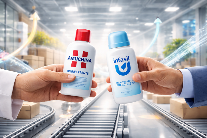 Amuchina e Infasil diventano americani