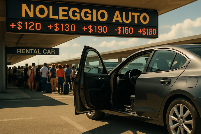 Auto a noleggio in vacanza
